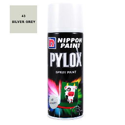 [NIPPON 0043] NIPPON Pylox Spray Paint 400ml 43 Silver Grey