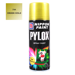 [NIPPON 8888866703011] NIPPON Pylox Spray Paint 400ml 704 Green Gold