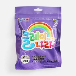 [JONGIE AJG00018] JONGIE Nara Air Dry Clay 50g Purple