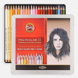 [KOH-I-NOOR 3824024014PL] KOH-I-NOOR Polycolor Color Pencil Portrait Set x 24
