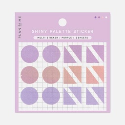 [PLANDOME PM3635] PLANDOME Shiny Palette Multi Sticker Purple