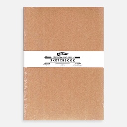 [DERIVAN 9SBA4KC] DERIVAN Kraft Cover Sketchbook 170gsm A4 x 16 x 3