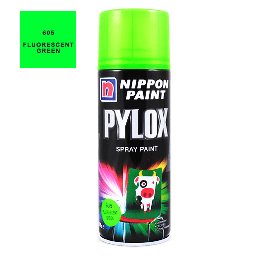 [NIPPON 8888866703554] NIPPON Pylox Spray Paint 400ml 605 Fluorescent Green
