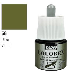 [PEBEO 341056] PEBEO Colorex Watercolor Ink 45ml 56 Olive