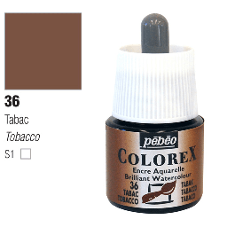 [PEBEO 341036] PEBEO Colorex Watercolor Ink 45ml 36 Tobacco