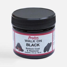 [ANGELUS 720-02-201] ANGELUS Walk On Bottom Coat & Restorer Paint 60ml Black