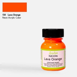 [ANGELUS 725-01-130] ANGELUS Neon Leather Paint 29.5ml Lava Orange