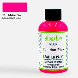 [ANGELUS 725-04-121] ANGELUS Neon Leather Paint 118ml Tahitian Pink
