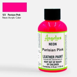 [ANGELUS 725-04-123] ANGELUS Neon Leather Paint 118ml Parisian Pink