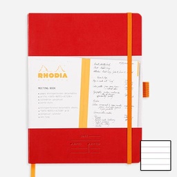 [RHODIA 117793] RHODIA Meeting Notebook 90gsm Lined A5+ x 80 Poppy