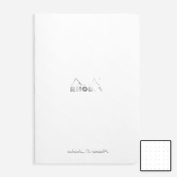 [RHODIA 119200] RHODIA Classic Dot Stapled Notebook 80gsm A5 x 48 White