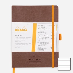 [RHODIA 117783] RHODIA Meeting Notebook 90gsm Lined A5+ x 80 Chocolate