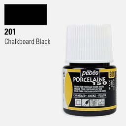 [PEBEO 024201] PEBEO Porcelaine Paint 45ml Chalkboard Black