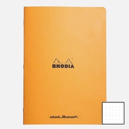 [RHODIA 119167] RHODIA Classic Dot Stapled Notebook 80gsm A4 x 24 Orange