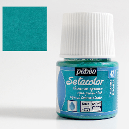 [PEBEO 295042] PEBEO Setacolor Opaque 45ml 42 Shimmer Turquoise