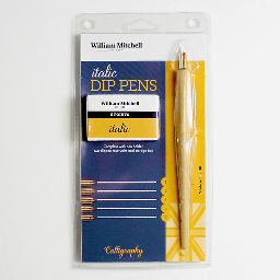 [WILLIAM MITCHELL 35796] WILLIAM MITCHELL Italic Dip Pen Set x 6