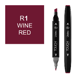 [SHINHAN 1110001] SHINHAN Touch Twin Marker R1 Wine Red