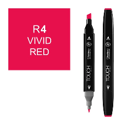 [SHINHAN 1110004] SHINHAN Touch Twin Marker R4 Vivid Red