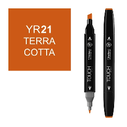 [SHINHAN 1110021] SHINHAN Touch Twin Marker YR21 Terra Cotta