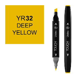 [SHINHAN 1110032] SHINHAN Touch Twin Marker YR32 Deep Yellow