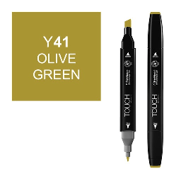 [SHINHAN 1110041] SHINHAN Touch Twin Marker Y41 Olive Green