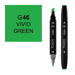 [SHINHAN 1110046] SHINHAN Touch Twin Marker G46 Vivid Green