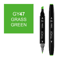 [SHINHAN 1110047] SHINHAN Touch Twin Marker GY47 Grass Green