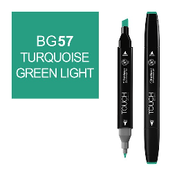 [SHINHAN 1110057] SHINHAN Touch Twin Marker BG57 Turquoise Green Light