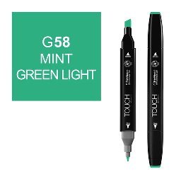 [SHINHAN 1110058] SHINHAN Touch Twin Marker G58 Mint Green Light