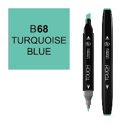 [SHINHAN 1110068] SHINHAN Touch Twin Marker B68 Turquoise Blue