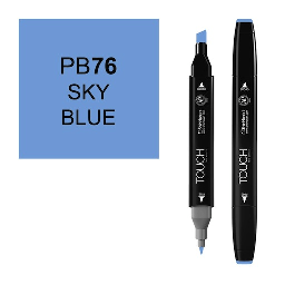 [SHINHAN 1110076] SHINHAN Touch Twin Marker PB76 Sky Blue