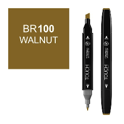 [SHINHAN 1110100] SHINHAN Touch Twin Marker BR100 Walnut