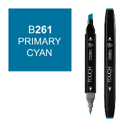 [SHINHAN 1110261] SHINHAN Touch Twin Marker B261 Primary Cyan