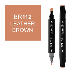 [SHINHAN 1110112] SHINHAN Touch Twin Marker BR112 Leather Brown