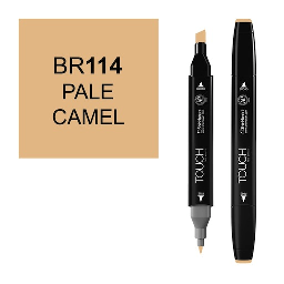 [SHINHAN 1110114] SHINHAN Touch Twin Marker BR114 Pale Camel