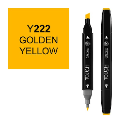 [SHINHAN 1110222] SHINHAN Touch Twin Marker Y222 Golden Yellow