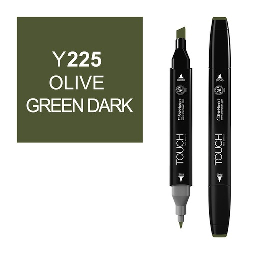 [SHINHAN 1110225] SHINHAN Touch Twin Marker Y225 Olive Green Dark