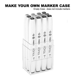 [SHINHAN 2751200] SHINHAN Touch Empty Plastic Case For 12 Markers