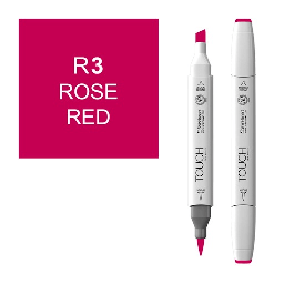 [SHINHAN 1210003] SHINHAN Touch Brush Twin Marker R3 Rose Red