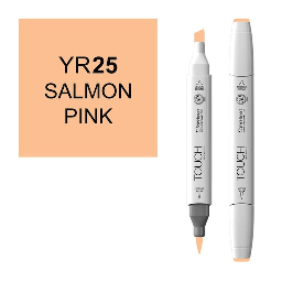 [SHINHAN 1210025] SHINHAN Touch Brush Twin Marker YR25 Salmon Pink