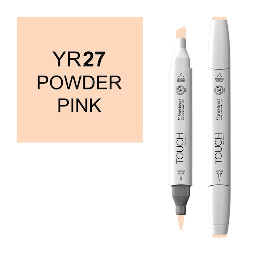 [SHINHAN 1210027] SHINHAN Touch Brush Twin Marker YR27 Powder Pink