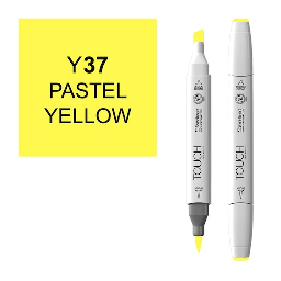 [SHINHAN 1210037] SHINHAN Touch Brush Twin Marker Y37 Pastel Yellow