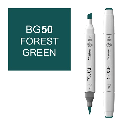 [SHINHAN 1210050] SHINHAN Touch Brush Twin Marker BG50 Forest Green
