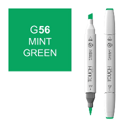 [SHINHAN 1210056] SHINHAN Touch Brush Twin Marker G56 Mint Green