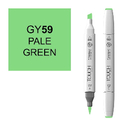 [SHINHAN 1210059] SHINHAN Touch Brush Twin Marker GY59 Pale Green