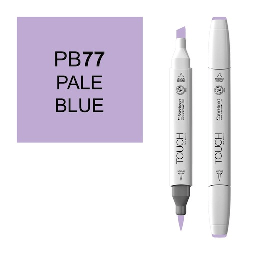 [SHINHAN 1210077] SHINHAN Touch Brush Twin Marker PB77 Pale Blue