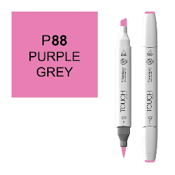 [SHINHAN 1210088] SHINHAN Touch Brush Twin Marker P88 Purple Grey