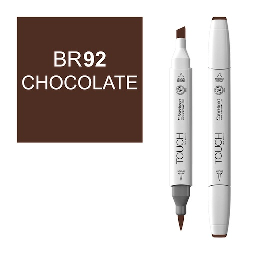 [SHINHAN 1210092] SHINHAN Touch Brush Twin Marker BR92 Chocolate