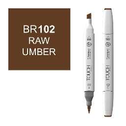 [SHINHAN 1210102] SHINHAN Touch Brush Twin Marker BR102 Raw Umber