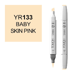 [SHINHAN 1210133] SHINHAN Touch Brush Twin Marker YR133 Baby Skin Pink